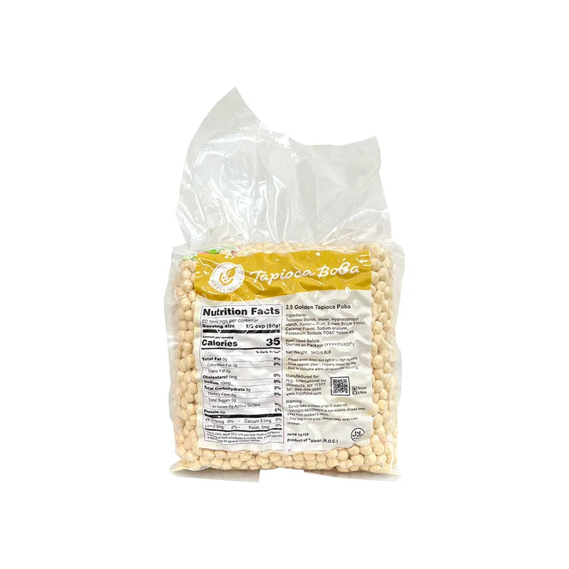 Golden Tapioca Boba (6.6 lbs)