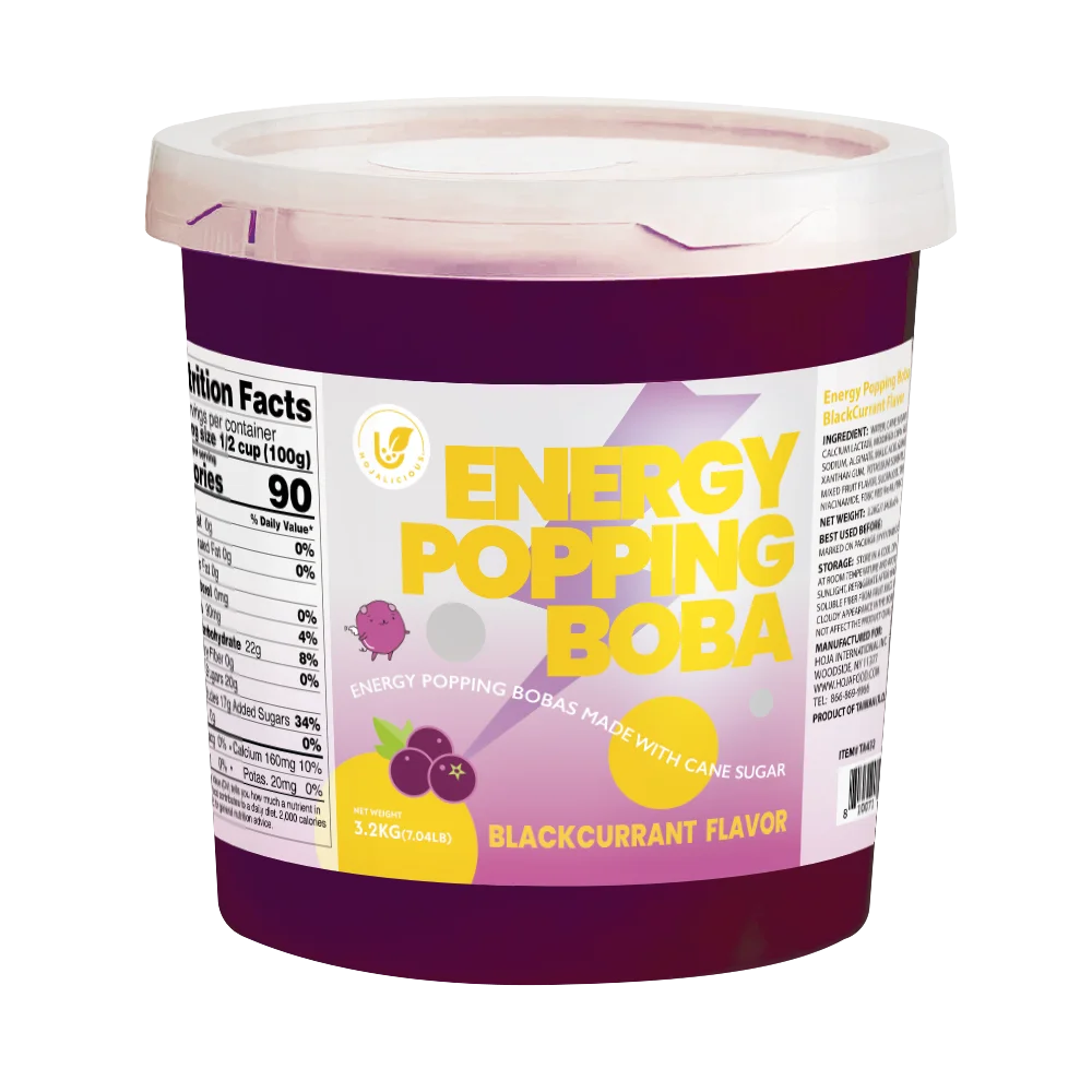 Black Currant Flavor Energy Popping Boba (7.04 lbs / 3.2kg)