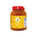 Hojalicious Mango Jam in a 4kg bulk jar, professional-grade fruit preserve for bubble tea and beverage applications.