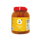 Hojalicious Mango Jam in a 4kg bulk jar, professional-grade fruit preserve for bubble tea and beverage applications.