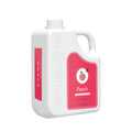Hojalicious Peach Concentrated Syrup, 2.5kg bulk jug, crafted with a cane sugar formula.