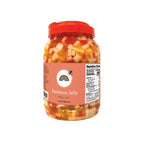 Hojalicious Rainbow Jelly in a 3.8kg bulk jar, professional topping for bubble tea and dessert decoration.
