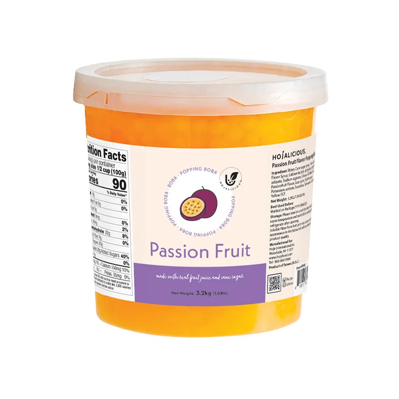Passion Fruit Popping Boba (7.04 lbs / 3.2kg)