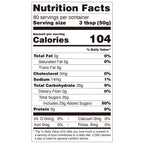 Nutrition facts label for strawberry jam, compliant with international export food labeling standards.